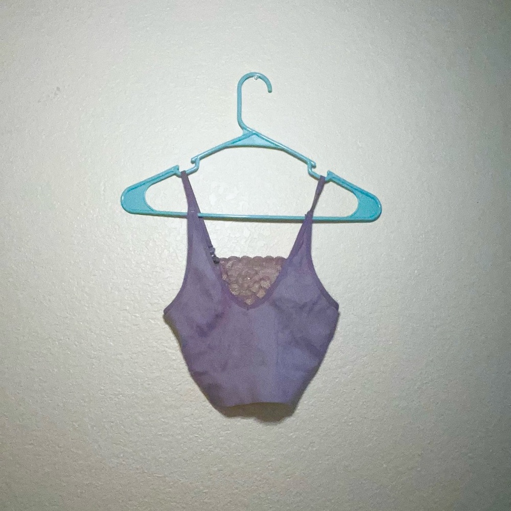 Pink-Purple crop top